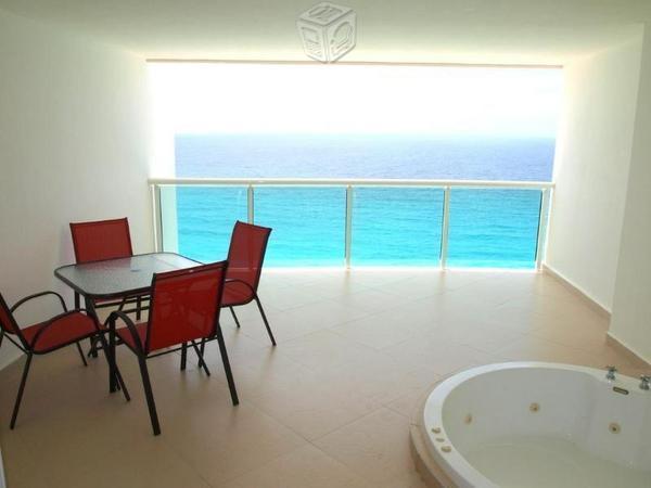 Suite equipada frente al mar en Cancún