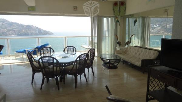 Departamento para 8 personas con enorme balcon