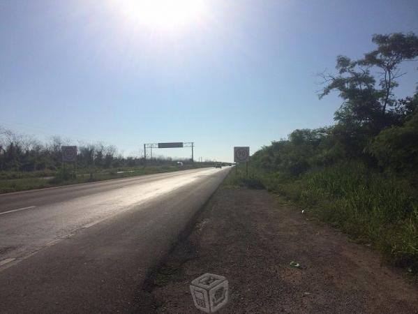 Terreno 20m x 50m sobre carretera Merida-Cancun