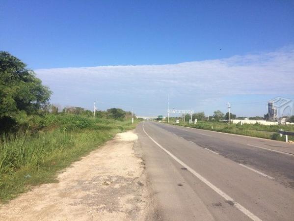 Terreno 20m x 50m sobre carretera Merida-Cancun