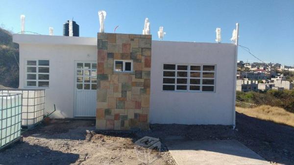 TERRENO 128m y CONSTRUCCION 60m2 FINANCIAMIENTO