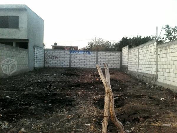 Terreno en venta 200 m con barda