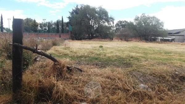 Terreno plano 1,500 m2 en san mateo xoloc