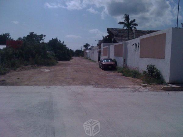 Terreno por avenida fonatur y calle maple