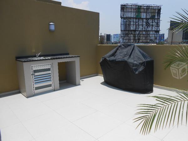 Departamento equipado. 2 Rec, est. 104m2, Cuau